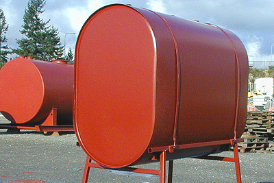 Greer Obround Steel Tanks are suitable for storing home heating fuel