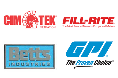 Greer stocks tank accessories from SimTek, Fill-Rite, Betts Industries and GPI