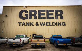 Greer Tank Fairbanks / Greer Tank, Welding & Steel - Photo of outside of Fairbanks Alaska Tank Fabrication Plant