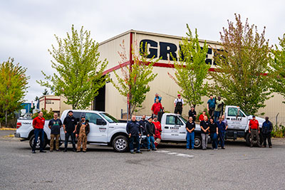 Greer Tank, Welding & Steel - Photo of Greer Steel Lakewood Team outside Main Shop