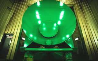 Greer Tank, Welding & Steel - Photo of Tank in Coatings & Paint Shop