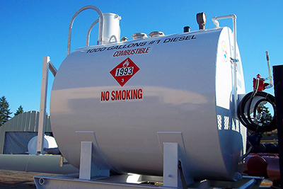 Oil Tanks and Combustible Fuel Tanks made for the Construction Market