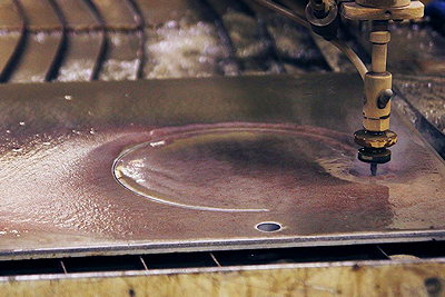 Plasma Cutting and Waterjet Cutting available at Greer - Steel Fabrication Services